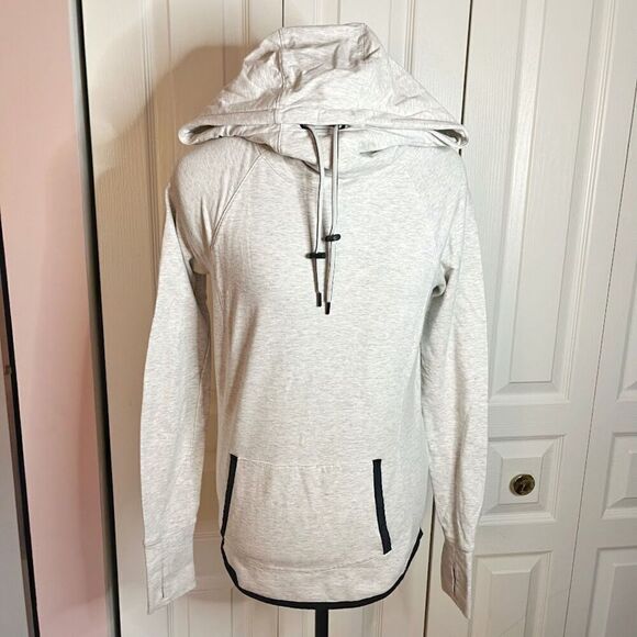 Athleta Sentry Cowlneck Stretch Hoodie Athletic Pullover Sweatshirt Jacket - Picture 2 of 14